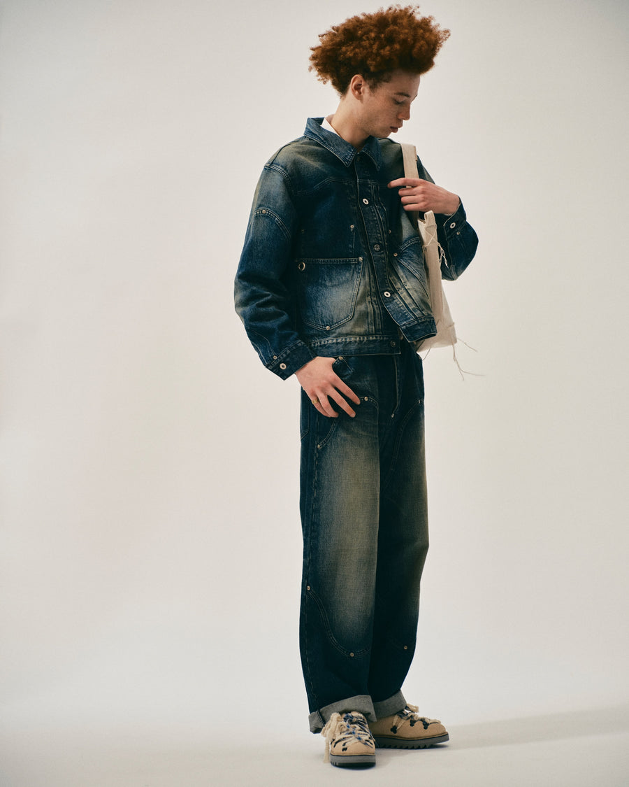 FAF(エフエーエフ)の2026ss NEWCOMMUNE Baggy Denim Pants INDIGOの