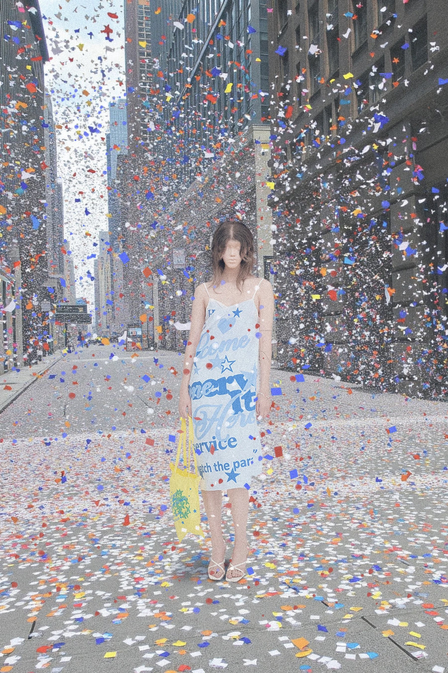 FILME FILLED  Parade Star Tote Bag(YELLOW)