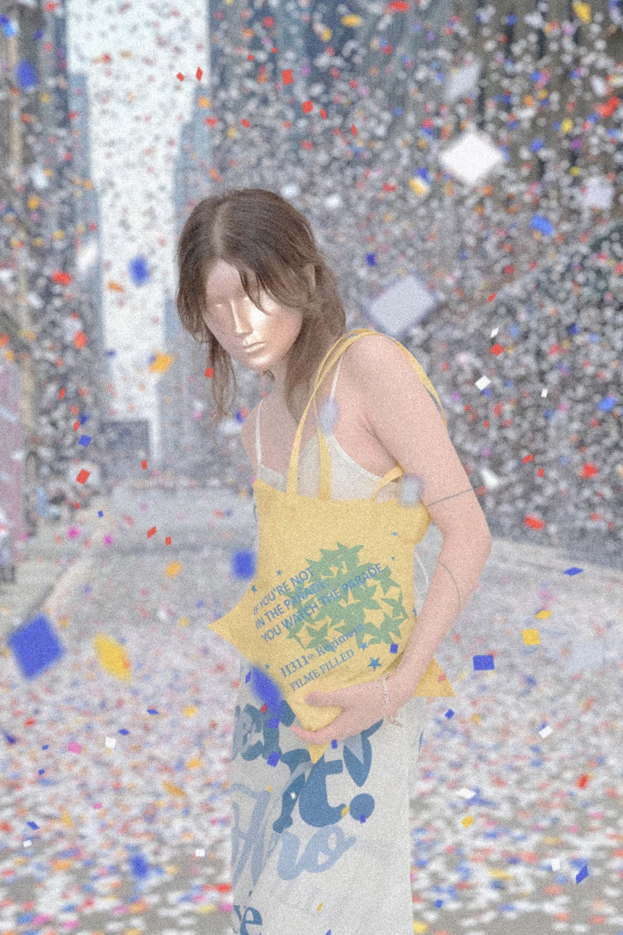FILME FILLED  Parade Star Tote Bag(YELLOW)