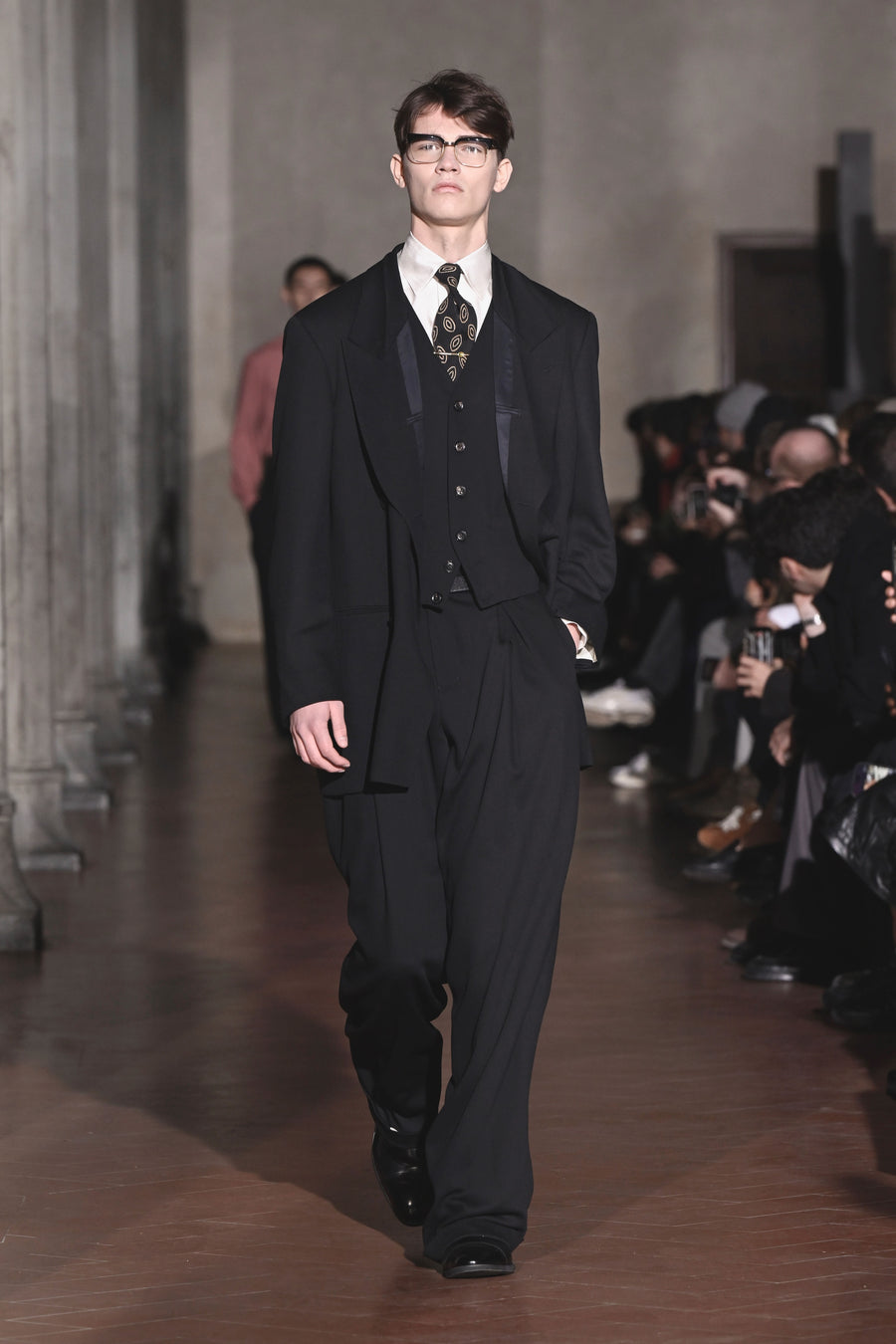 SOSHIOTSUKI(ソウシオオツキ)のINSIDE LAPEL JACKET BLACKの通販