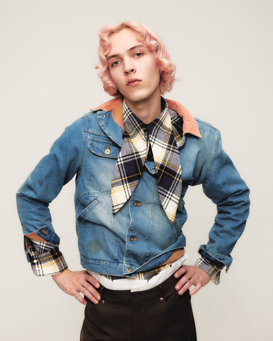 HOMMENA  Drape Storm Rider Jacket