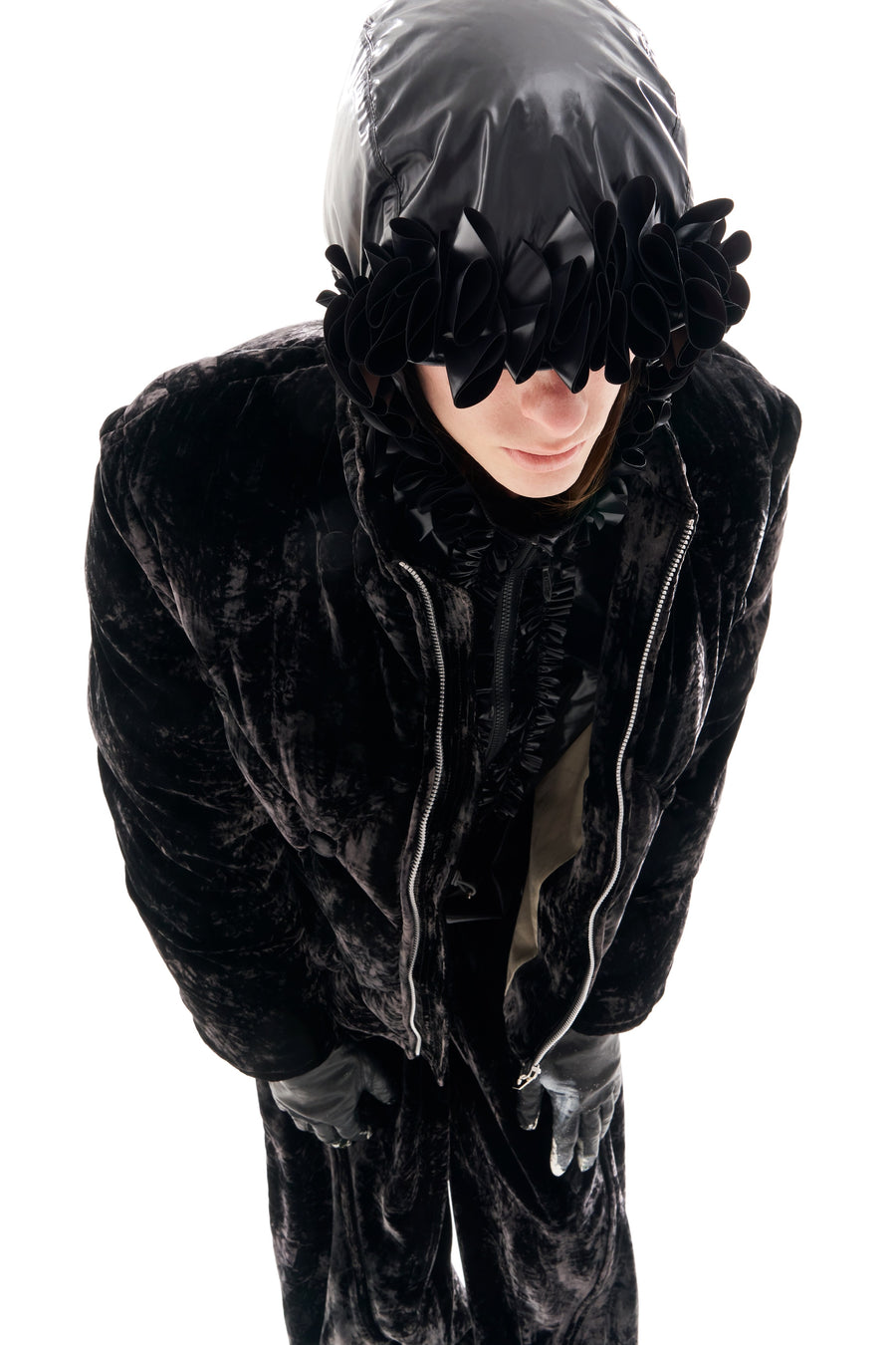 MASU  VICTORIAN SOFA DOWN JACKET(BLACK)