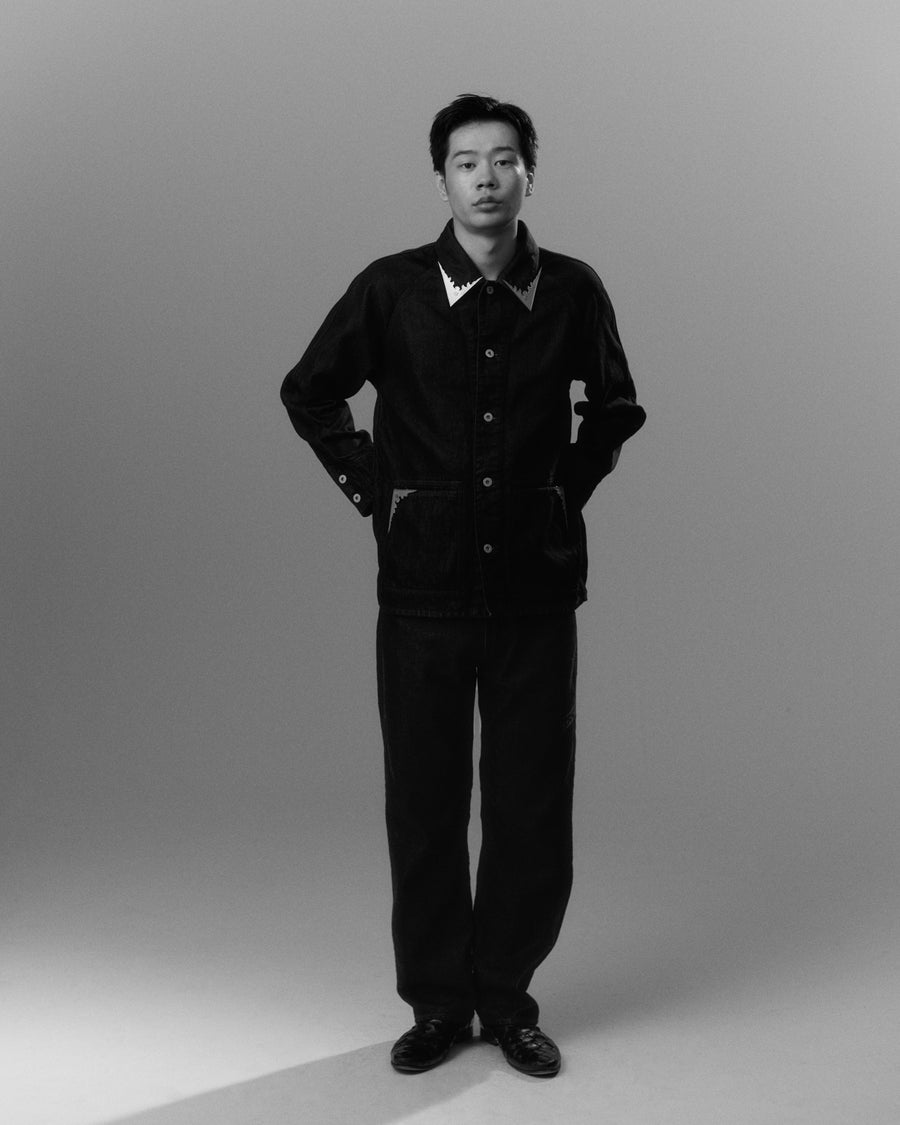 RIKU UMEHARA(リク ウメハラ)のTANSU DENIM COVERALL NAVYの通販