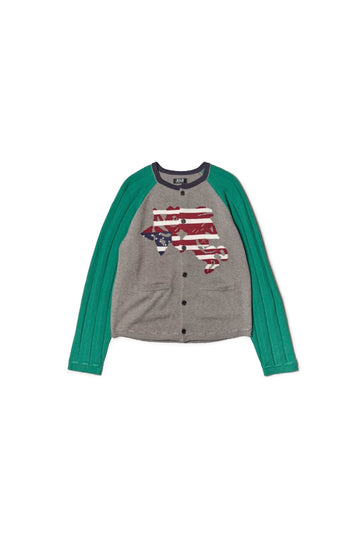 FAF  ANGEL RAGLAN KNIT CARDIGAN(NAVY)