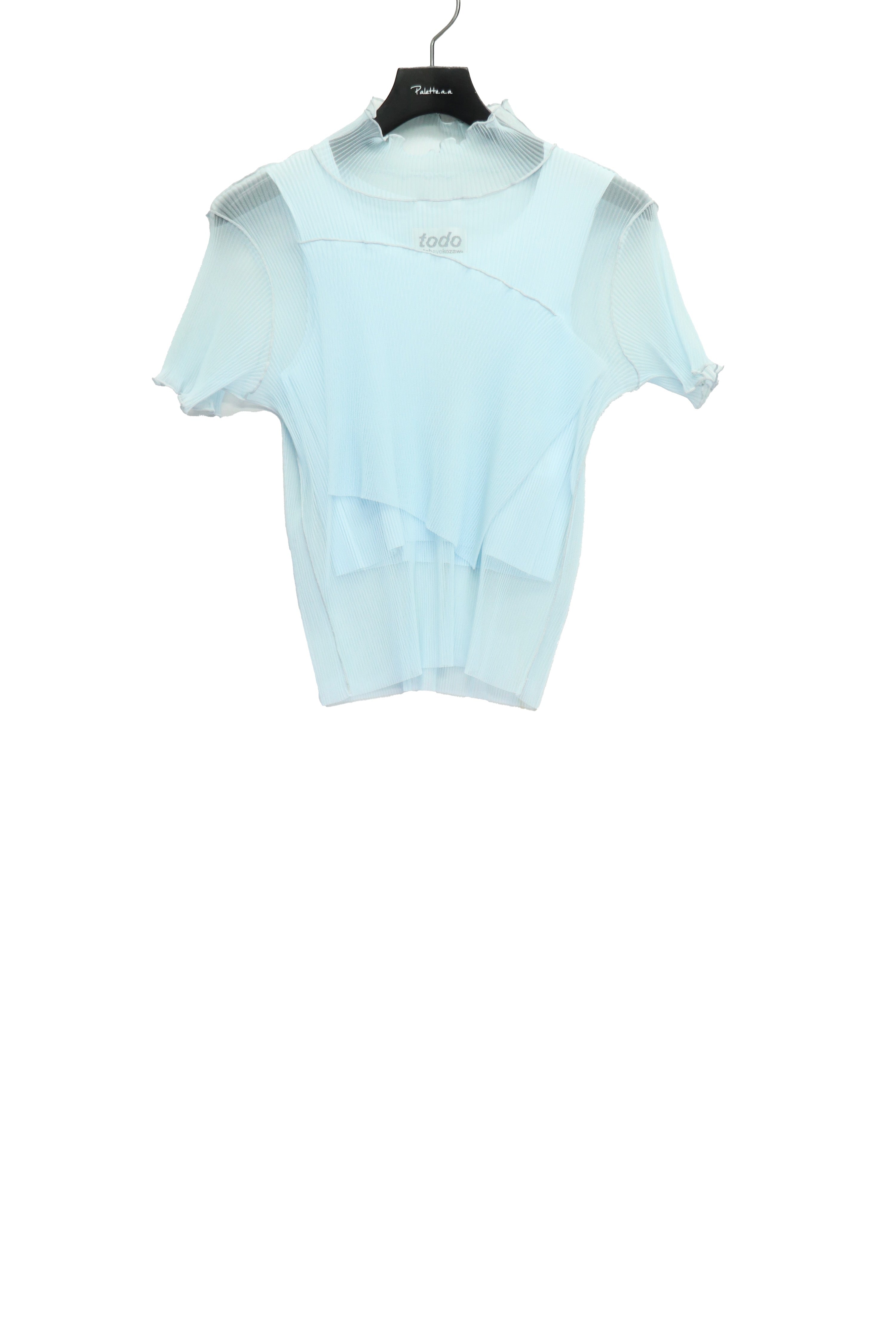 kotohayokozawa(コトハヨコザワ)のSHEER LAYERED SHORT SLEEVE TOP