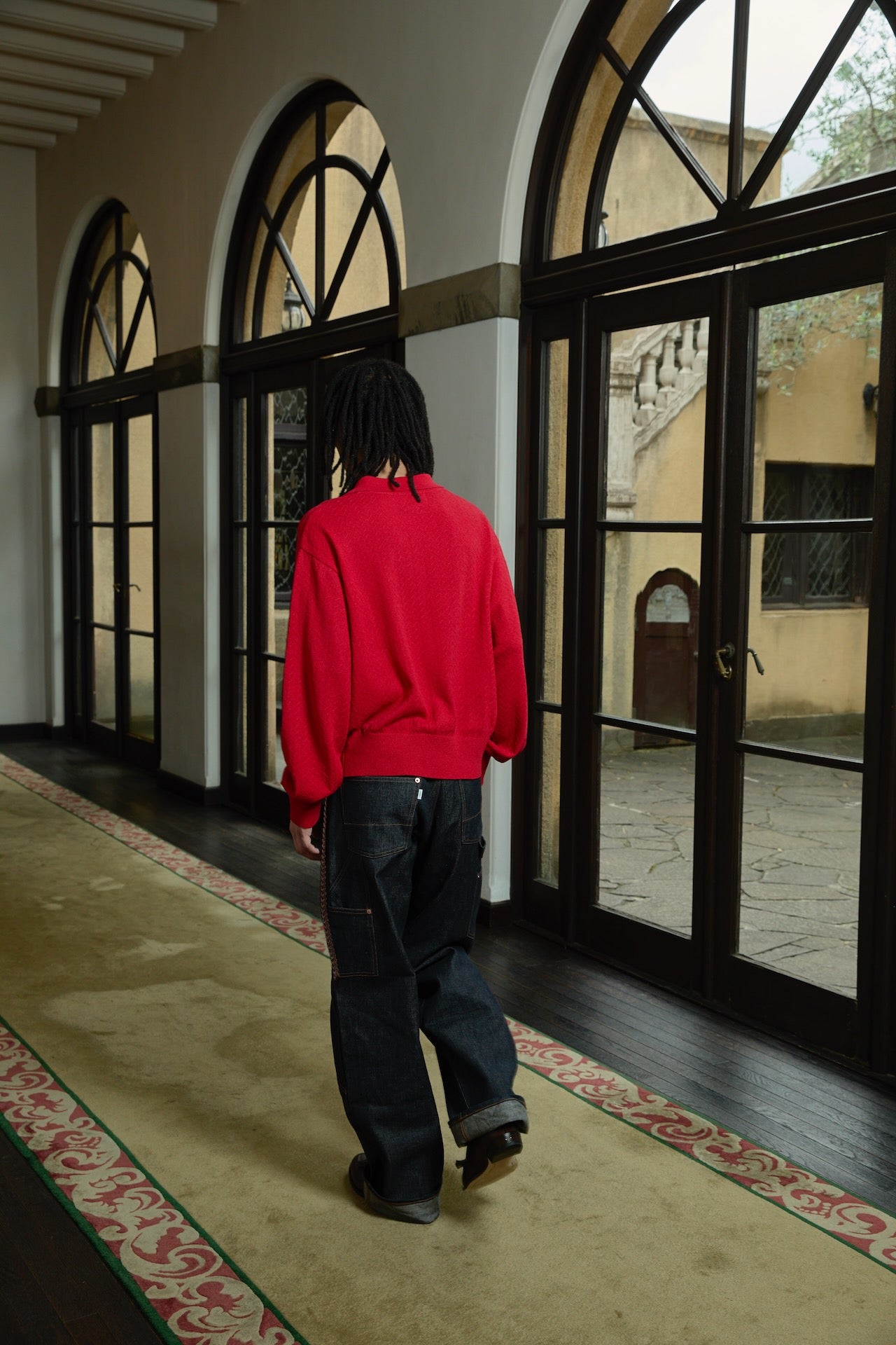 SUGARHILL(シュガーヒル)のGIMA BOUCLE KNIT SWEATER REDの通販