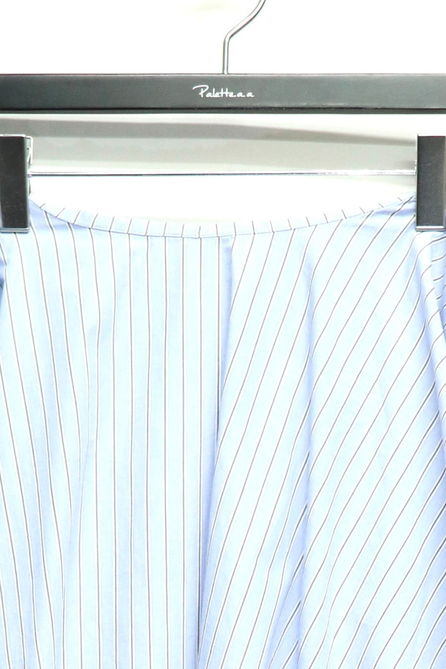 GANNI  Stripe Cotton Mini Circle Skirt