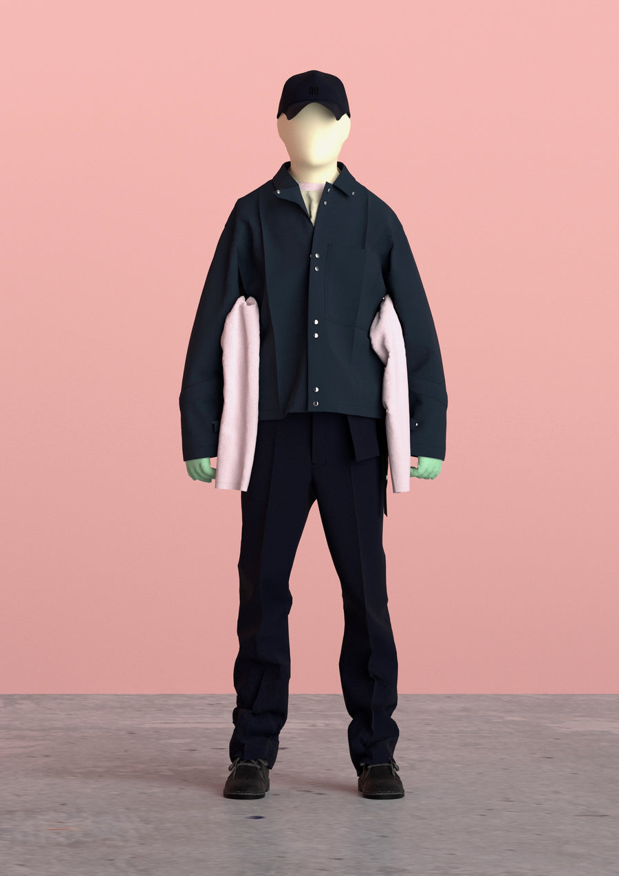 NULABEL(ニューレーベル)のWORK DRESS JACKET TYPE-2 BLACKの通販