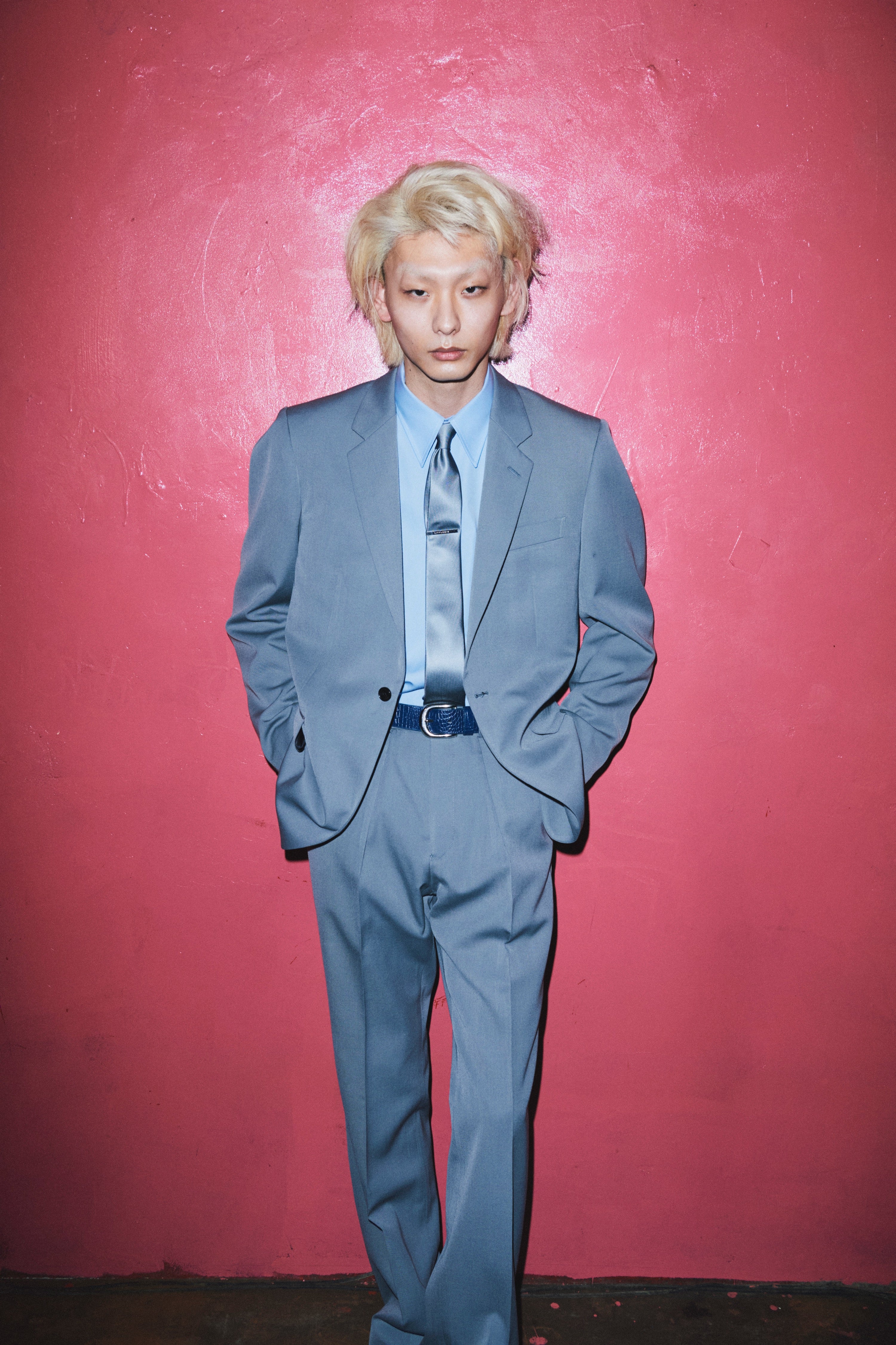 LITTLEBIG(リトルビッグ)の21aw Tucked Flare Trousers Grey or Purple