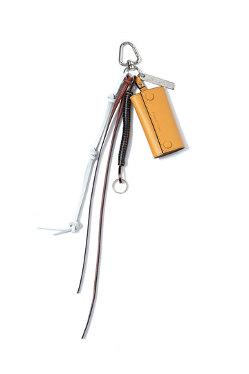 soe  Key Ring With Leather Strap（YELLOW）