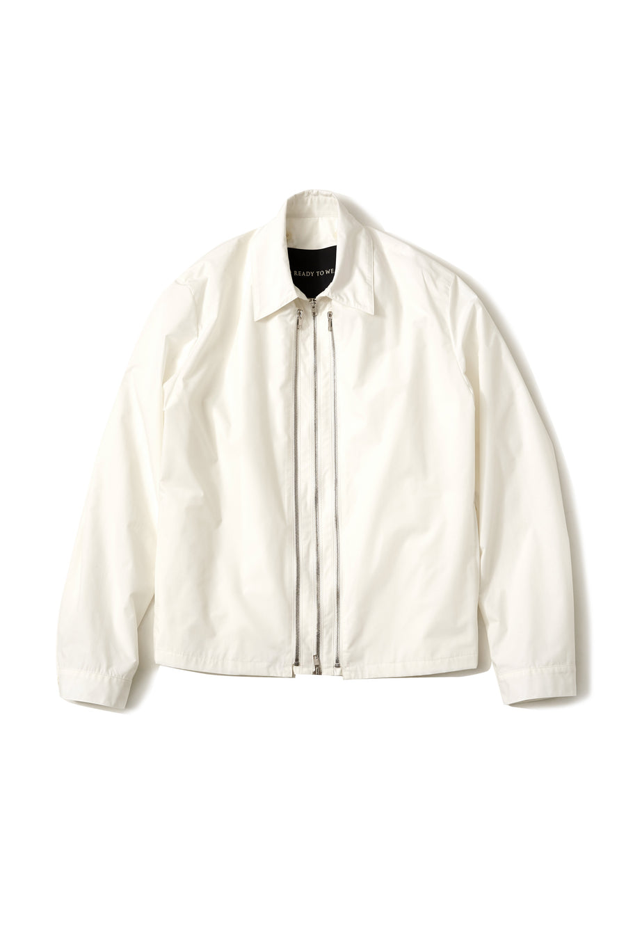 soe  Layered Zipper Jacket(WHITE)