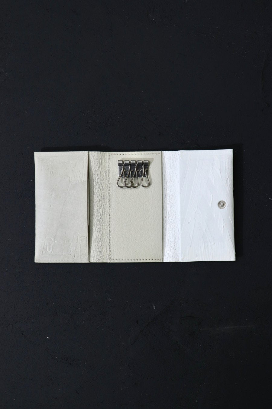 KAGARI YUSUKE  白×灰壁 カード&キーケース