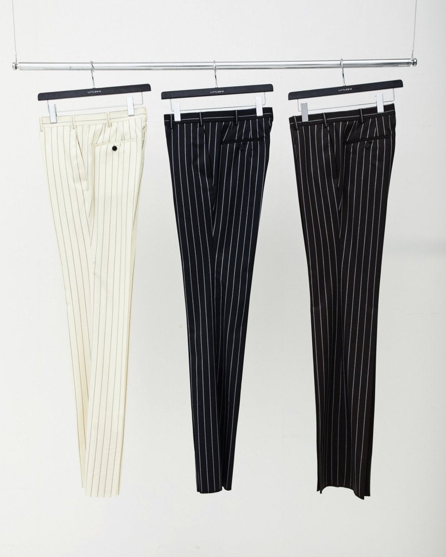 LITTLEBIG  Stripe Flare Trousers（BROWN）