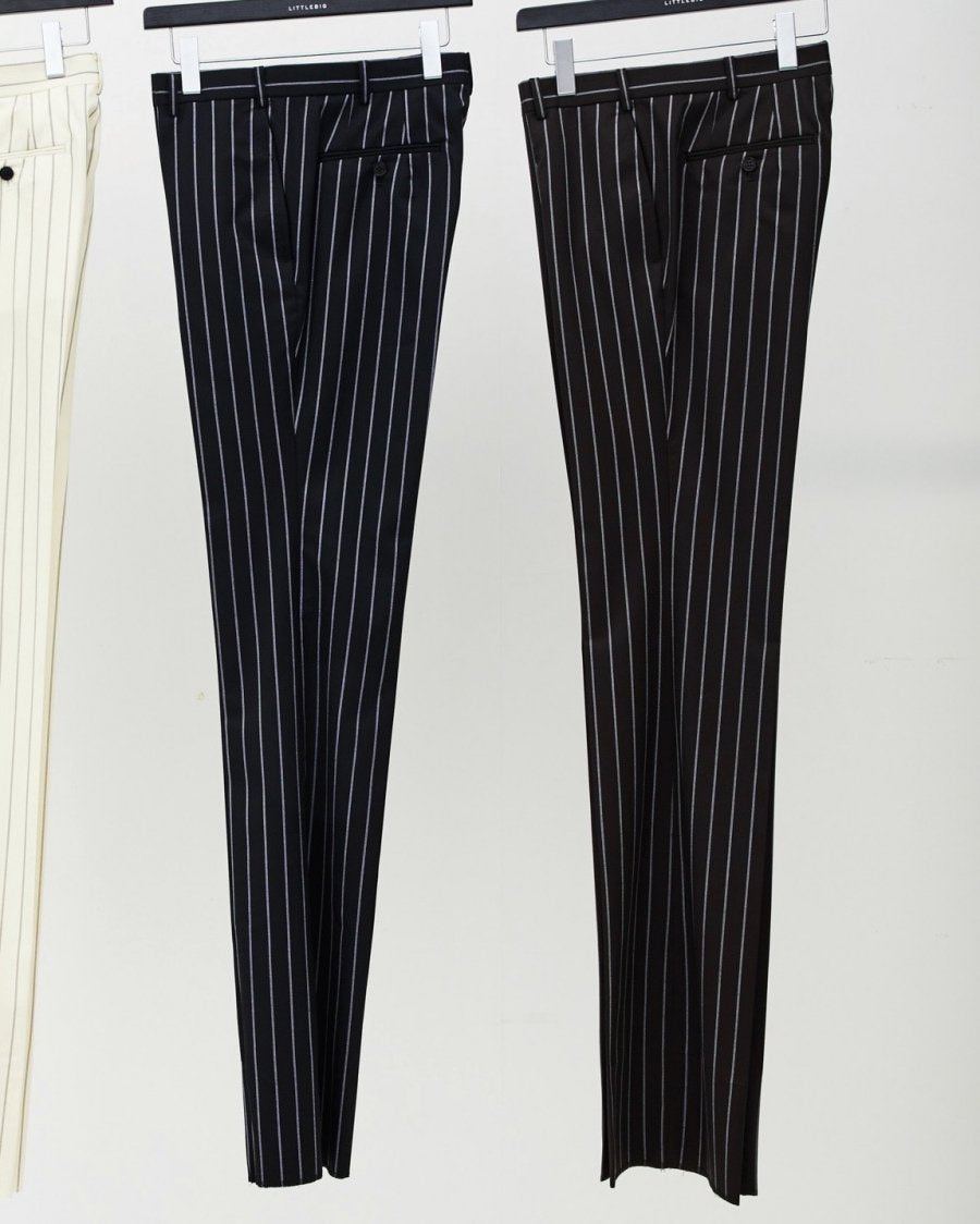 LITTLEBIG  Stripe Flare Trousers（BROWN）