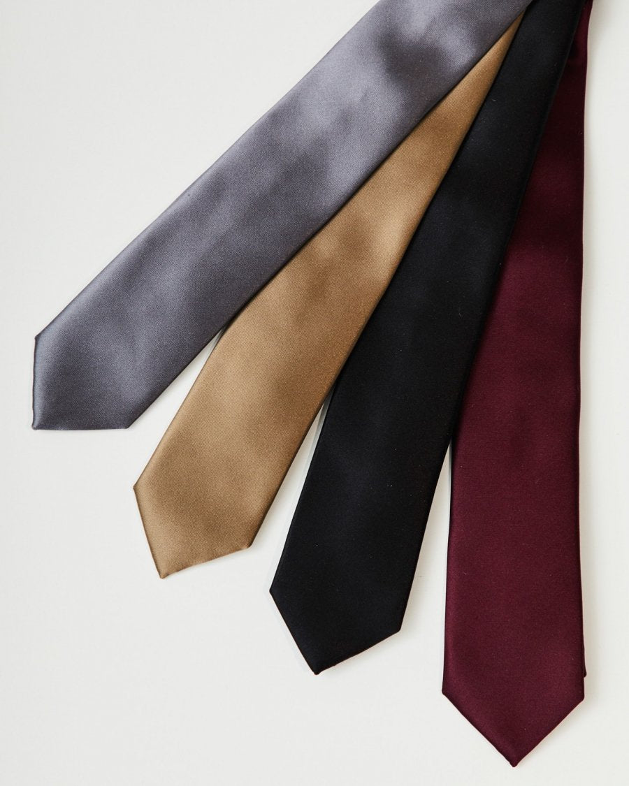 LITTLEBIG  Plain Silk Tie
