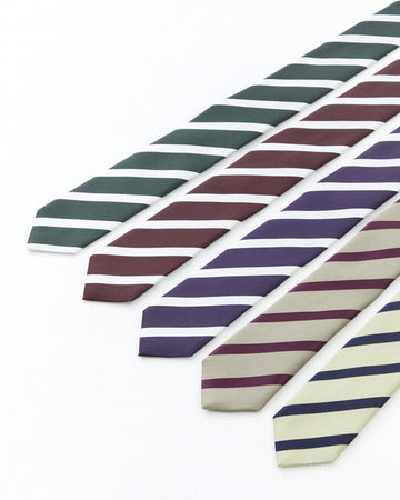 LITTLEBIG  Stripe Silk Tie（BORDEAUX）