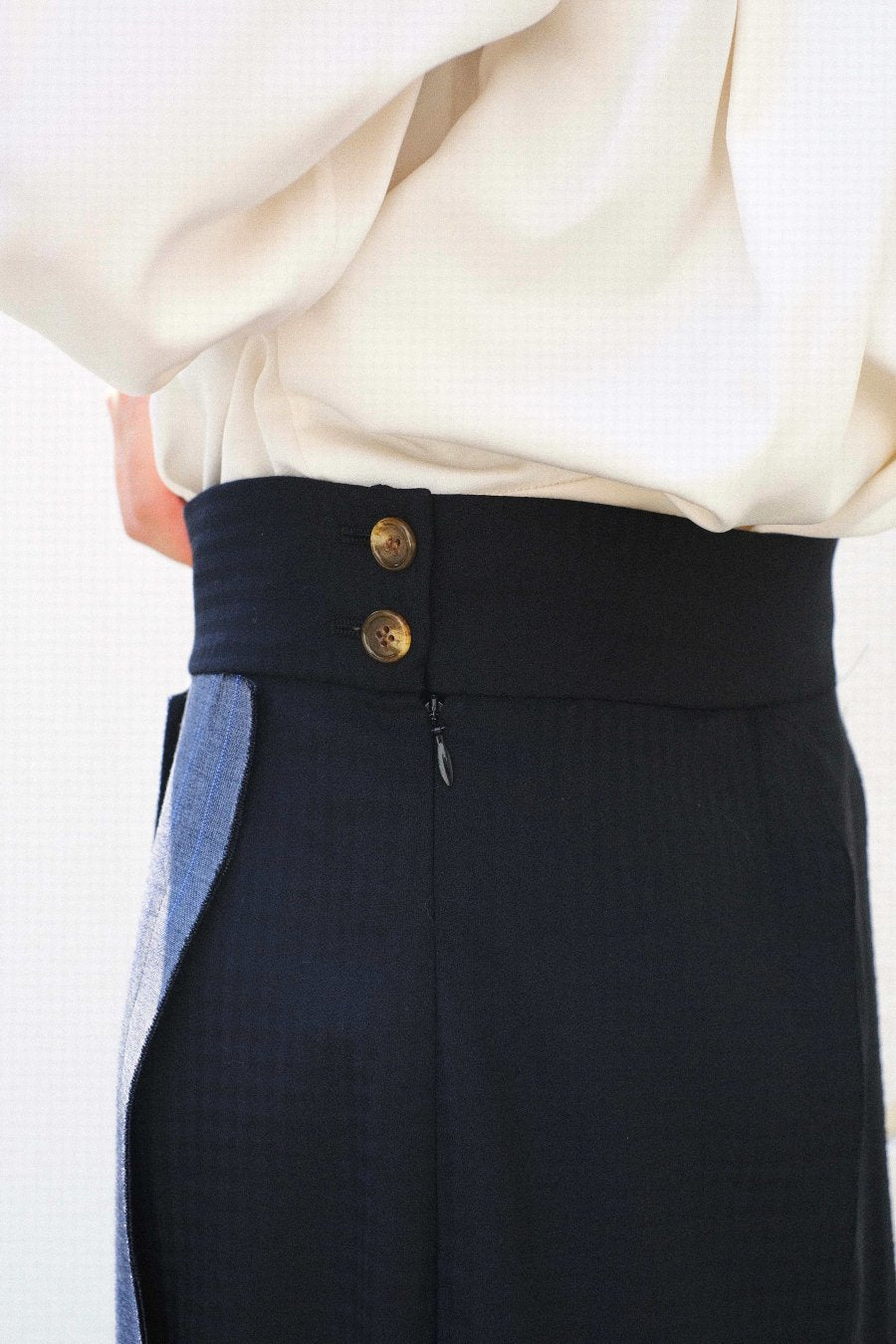 soe  Masculine Pattern Panel Skirt