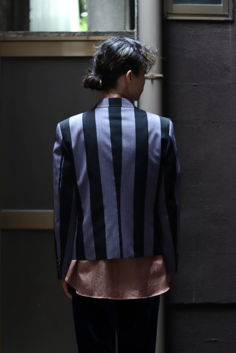 【20%OFF】LITTLEBIG  Stripe Short Jacket（ Purple Stripe ）
