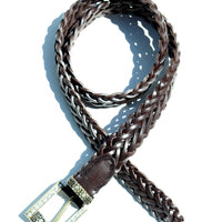 SOE (Soui) BRAID LEATHER with-BROWN (leather belt) mail order