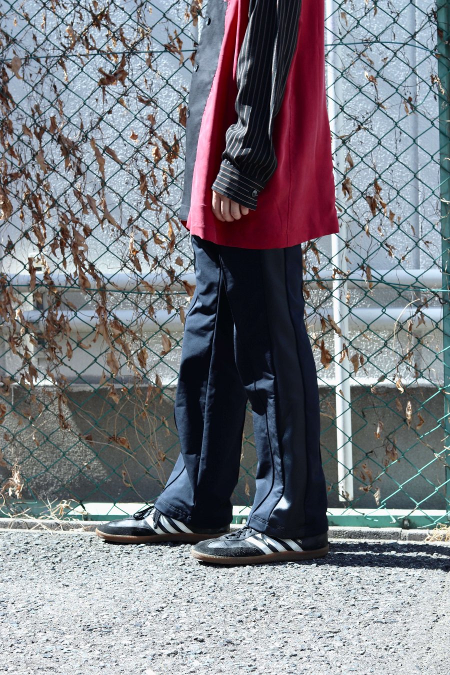 ［ー］MINUS  FLARE TRACK TROUSERS