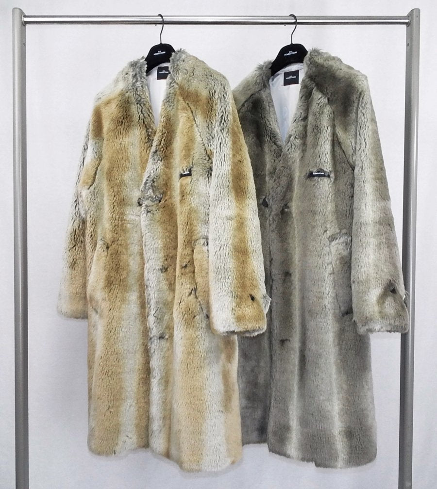 SYU.HOMME/FEMM  Nocollor fur coat to SDGz（Brown）