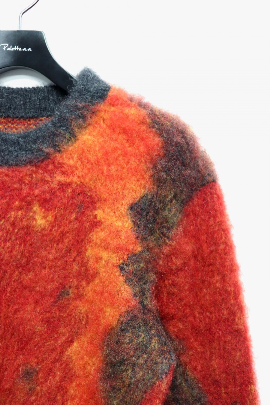 JIGNOTE  Brushed Mohair Knit（RED SMOKE）