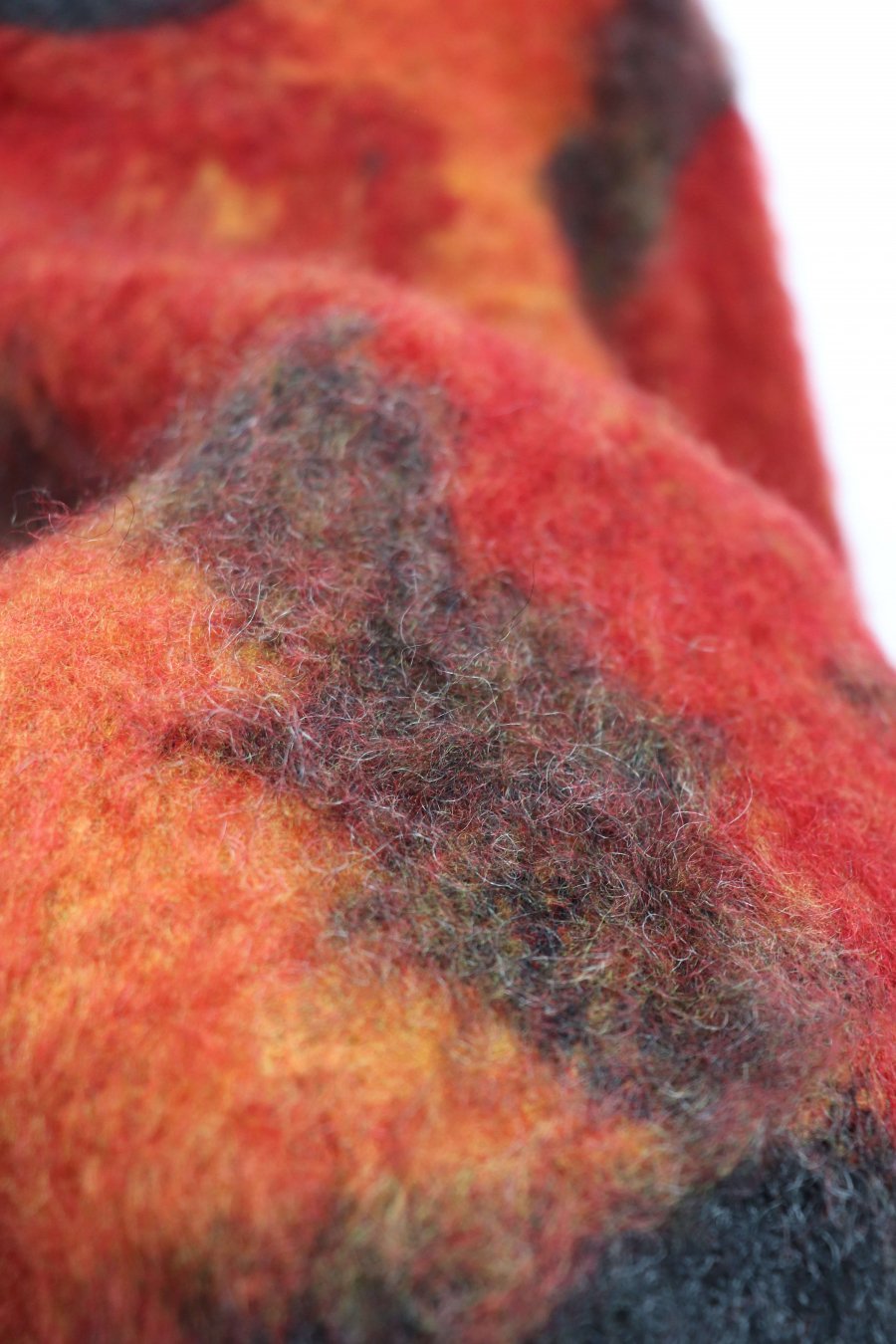 JIGNOTE  Brushed Mohair Knit（RED SMOKE）