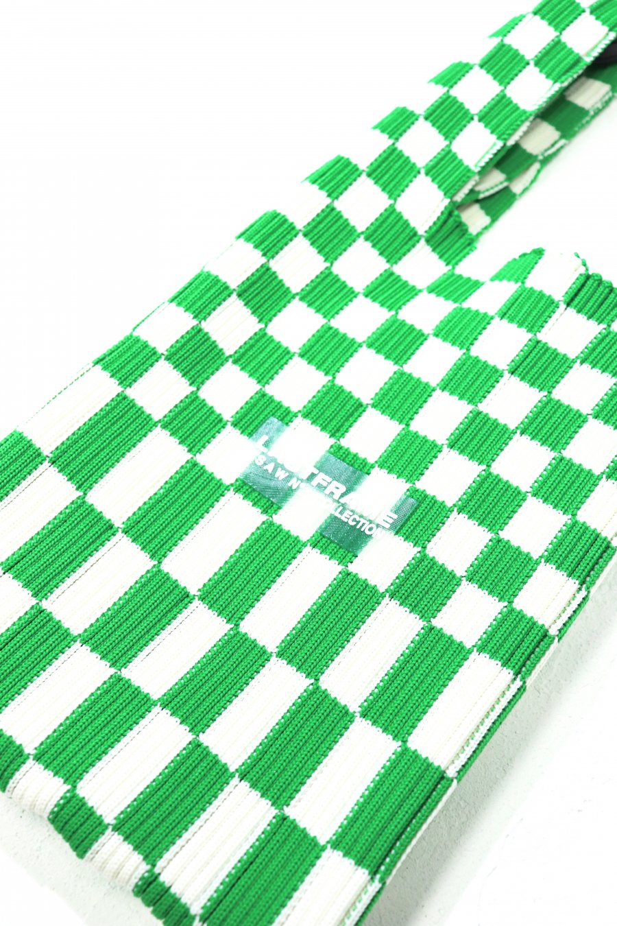LASTFRAME ICHIMATSU MARKET BAG SMALL（GREEN × IVORY）