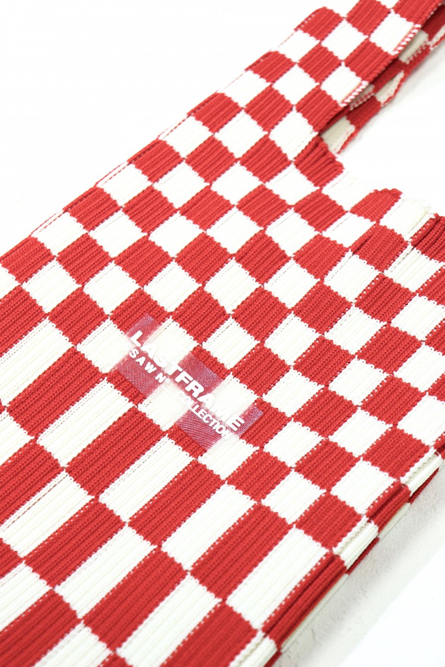 LASTFRAME ICHIMATSU MARKET BAG SMALL（RED × IVORY）