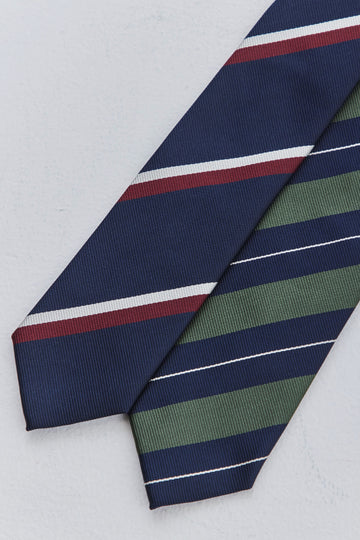 LITTLEBIG  Regimental Tie（Navy Green）