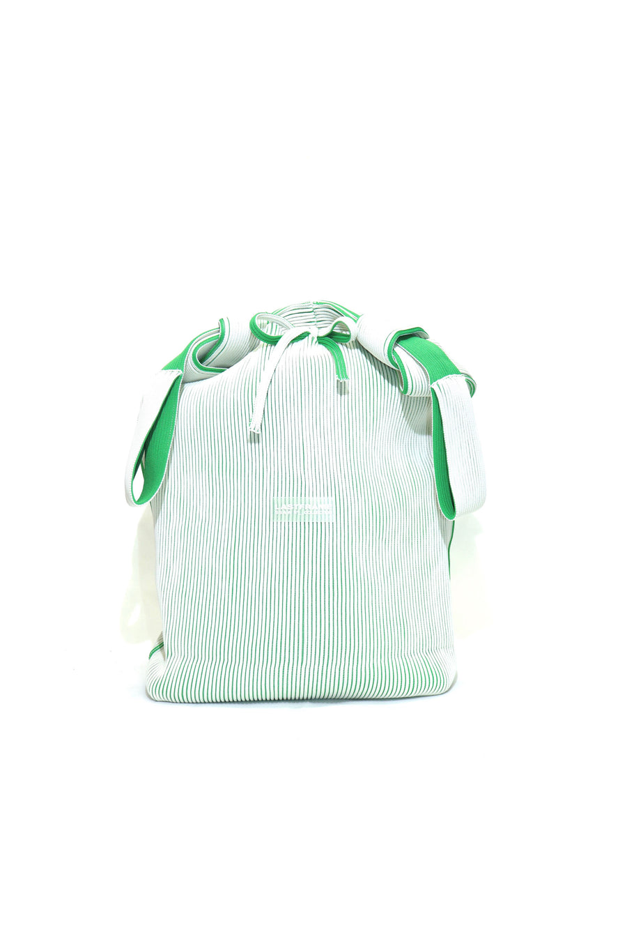 LASTFRAME  TWO TONE OBI TOTE LARGE(IVORY x GREEN)