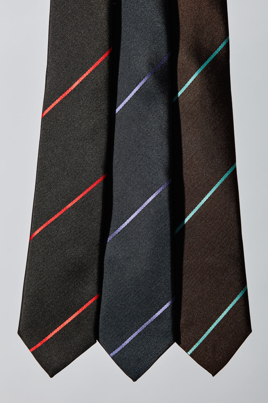 LITTLEBIG  Stripe Silk Tie（NAVY or BROWN）