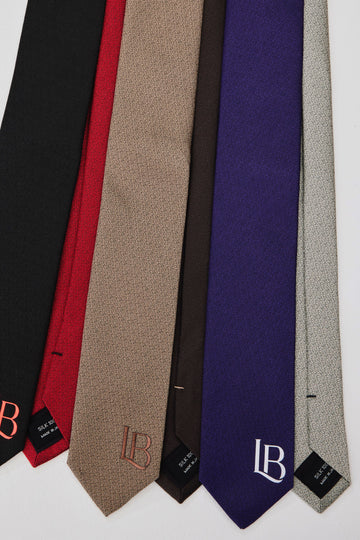 LITTLEBIG  2Tone Narrow Tie( Purple/Gray )