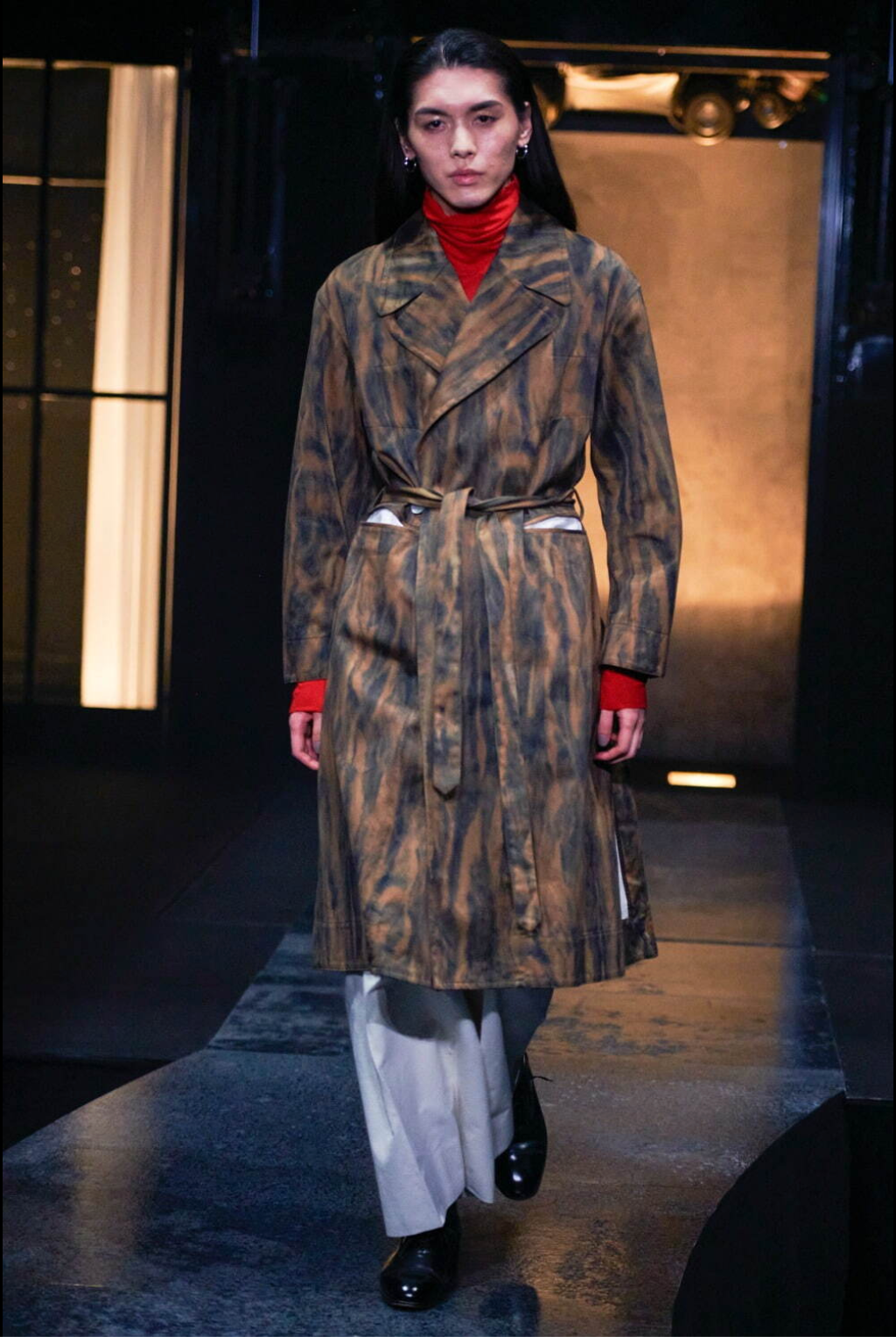 【定価75,900円】MASU 21aw FUR PRINT GOWN COAT MASU(エムエーエスユー)のFur Print Gown Coatの通販｜PALETTE art