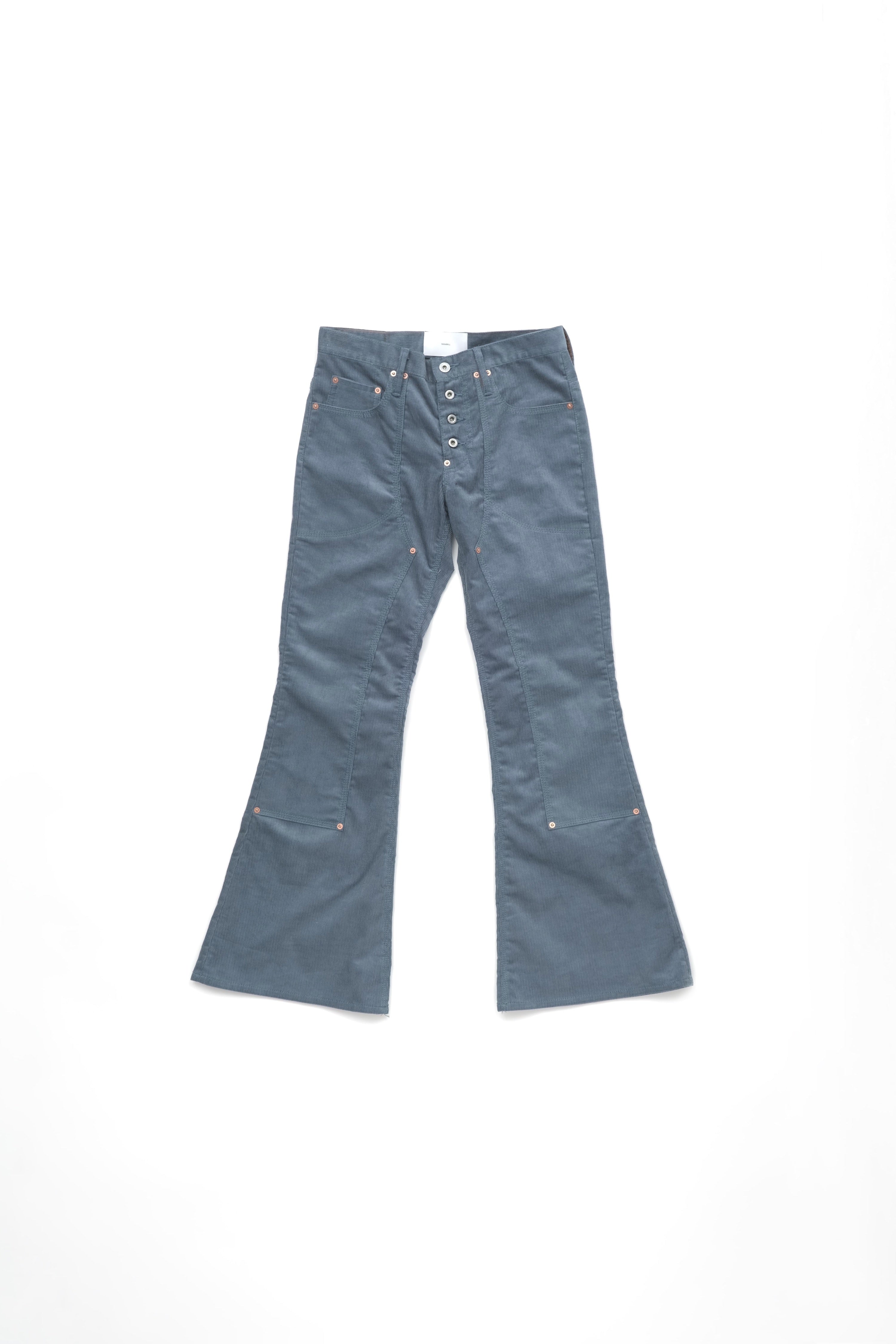 SUGARHILL(シュガーヒル)のCORDUROY BELL BOTTOM DENIM PANTS BLUEの