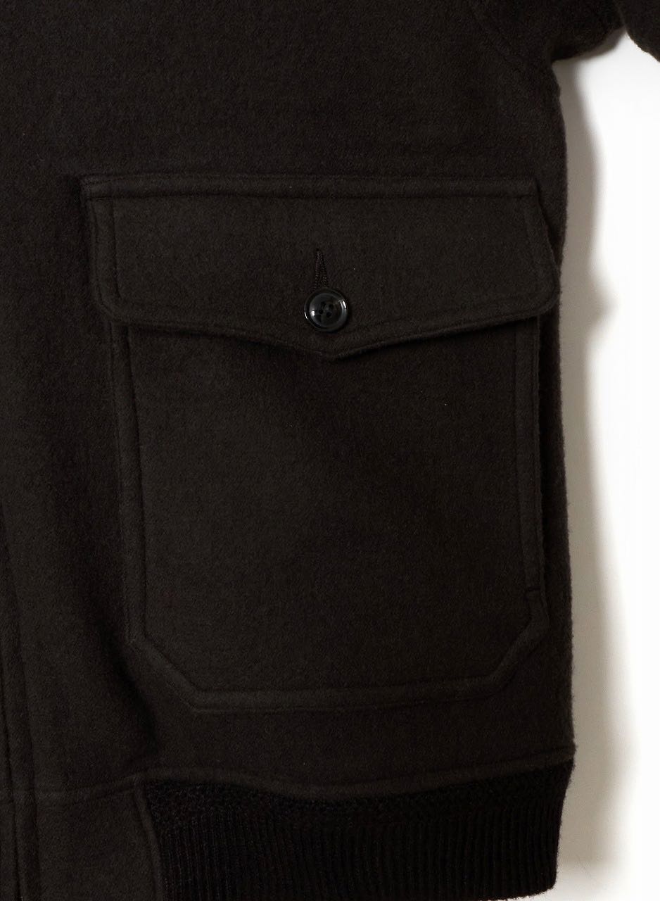 SUGARHILL(シュガーヒル)のCREATER MELTON G-1 CHARCOAL BLACKの通販