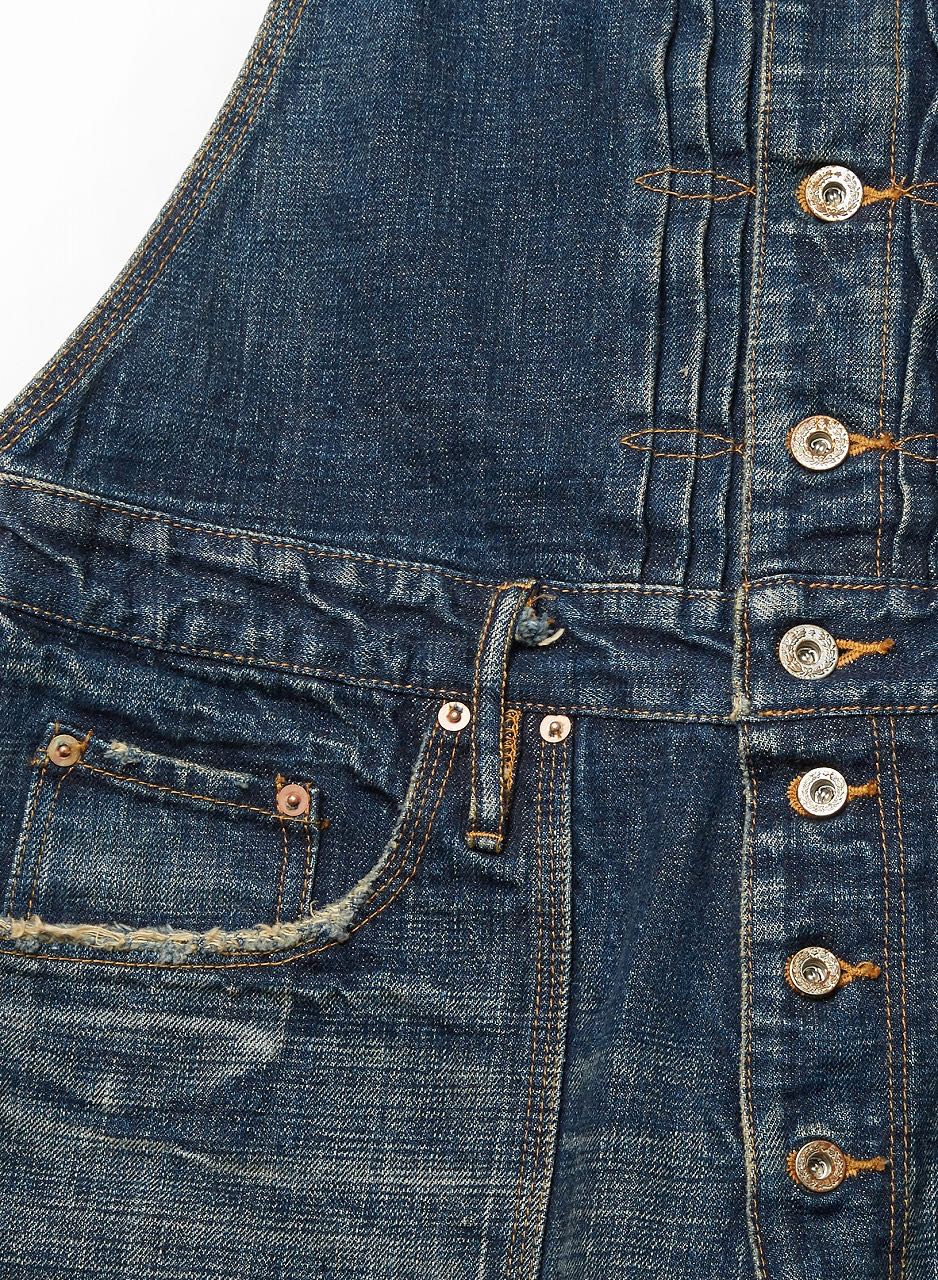 SUGARHILL(シュガーヒル)のMULTI FADE DENIM OVERALL FADED INDIGOの