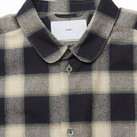 SUGARHILL(シュガーヒル)のOMBRE ROUND-COLLAR SHIRT NAVY OMBREの通販 