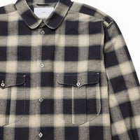 SUGARHILL(シュガーヒル)のOMBRE ROUND-COLLAR SHIRT NAVY OMBREの通販 ...