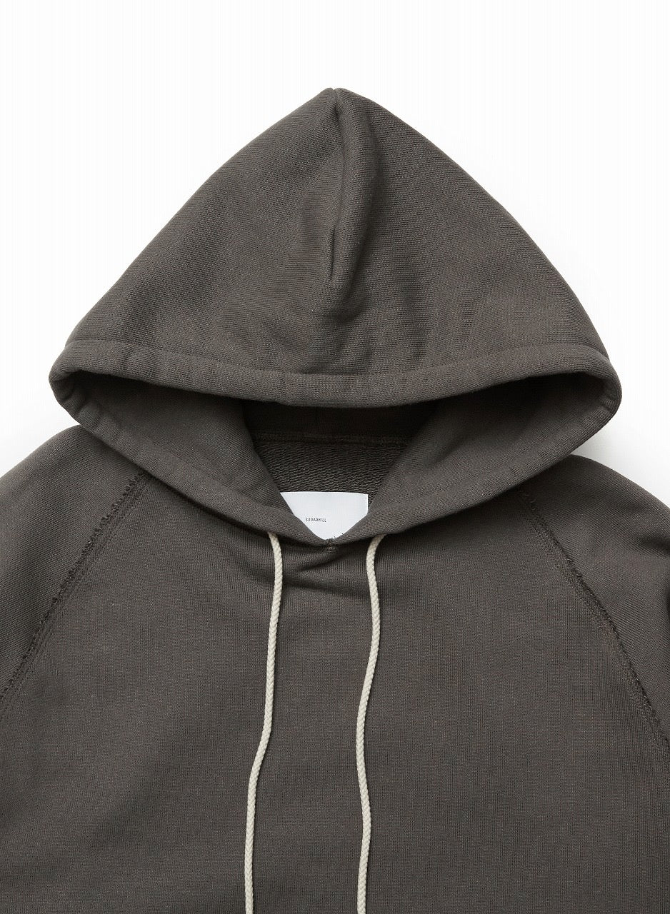 SUGARHILL(シュガーヒル)のRAW EDGE HOODIE CHARCOAL BLACKの通販