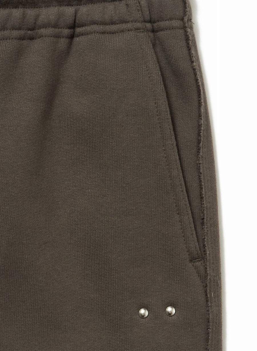 SUGARHILL  RAW EDGE SWEAT PANTS (CHARCOAL BLACK)