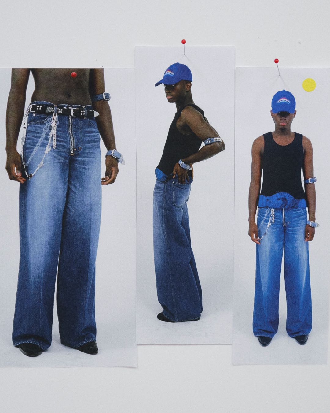 MASU(エムエーエスユー)のDENIM STUDS BRACELET INDIGOの通販｜PALETTE