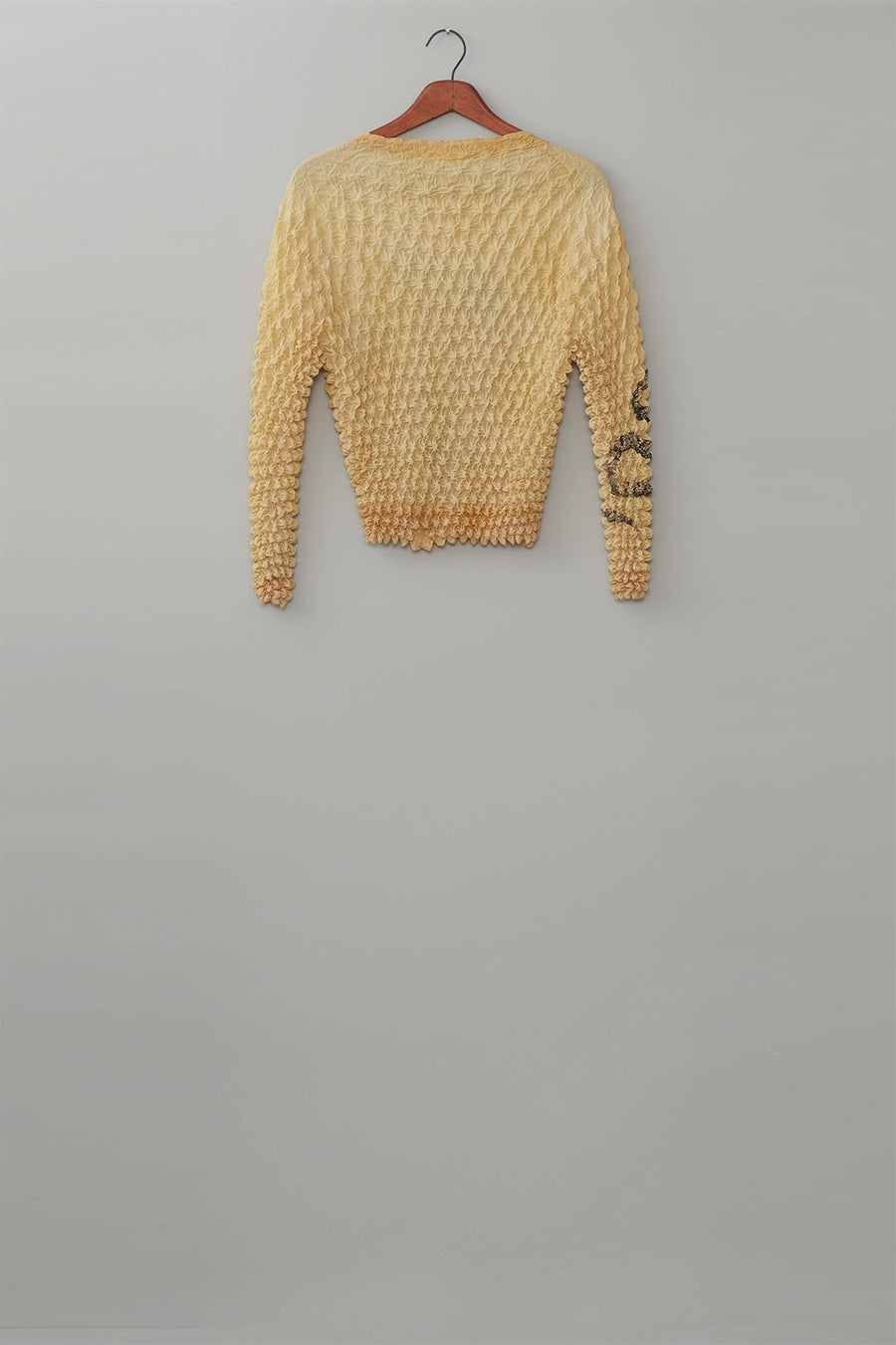 Masu's Popcorn Sweat Shirts Faded Yellow mail order | Palette Art