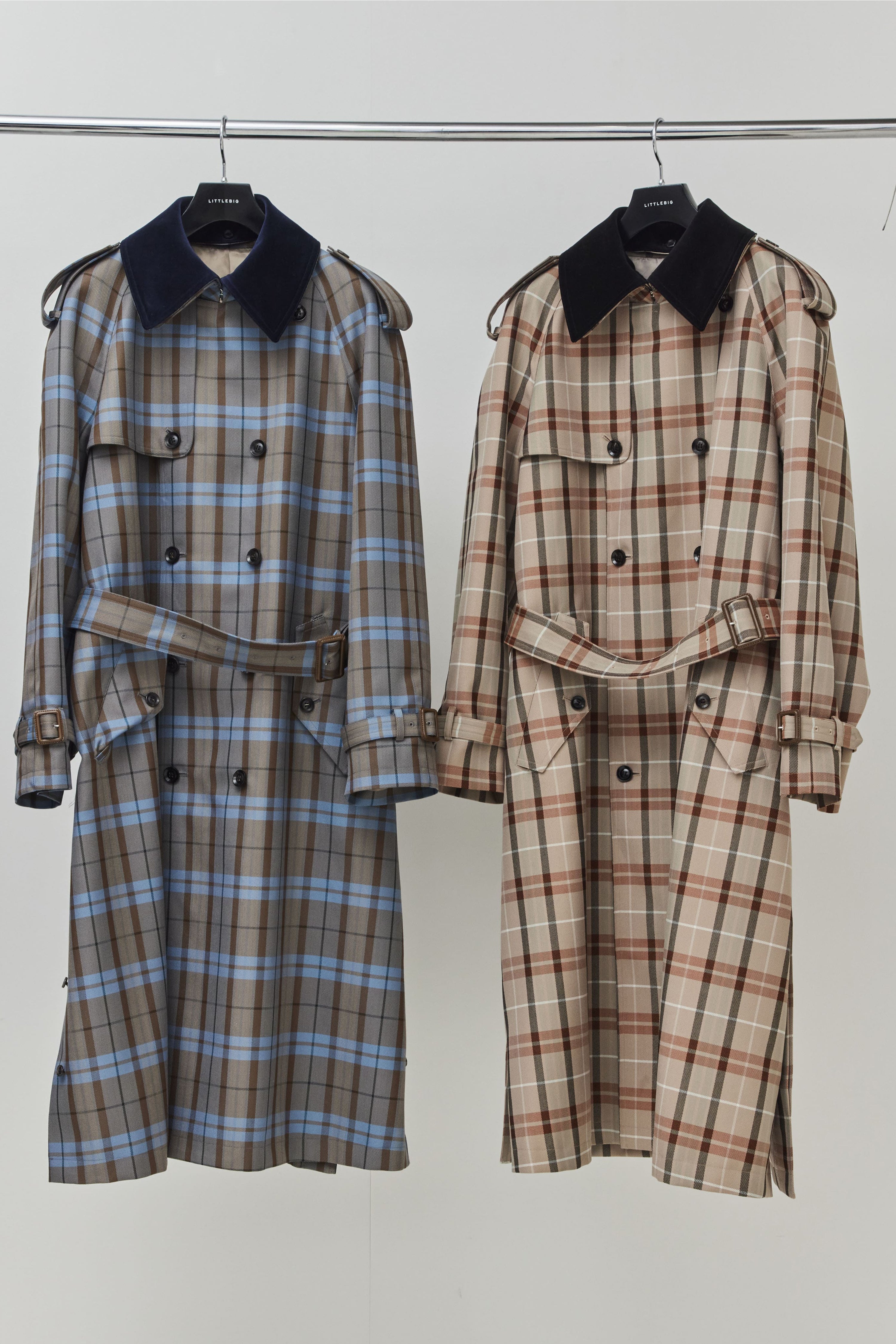 LITTLE BIG 17aw トレンチコート パープル 749e17eb33f50948d95e15a7c0d6f5