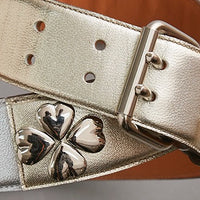 MASU(エムエーエスユー)のCLOVER STUDS BELT SILVER & GOLDの通販 