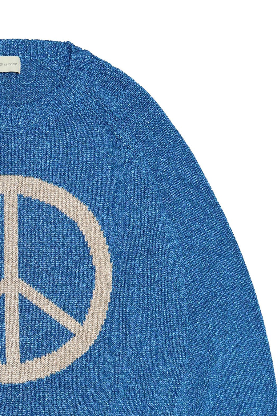 BED j.w. FORD × P.A.A  Peace Symbol Glitter Knit