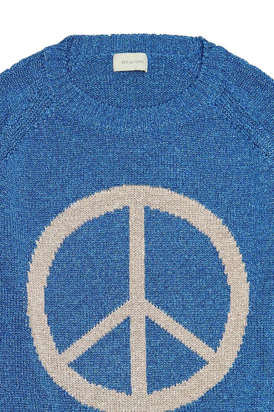 BED j.w. FORD × P.A.A  Peace Symbol Glitter Knit
