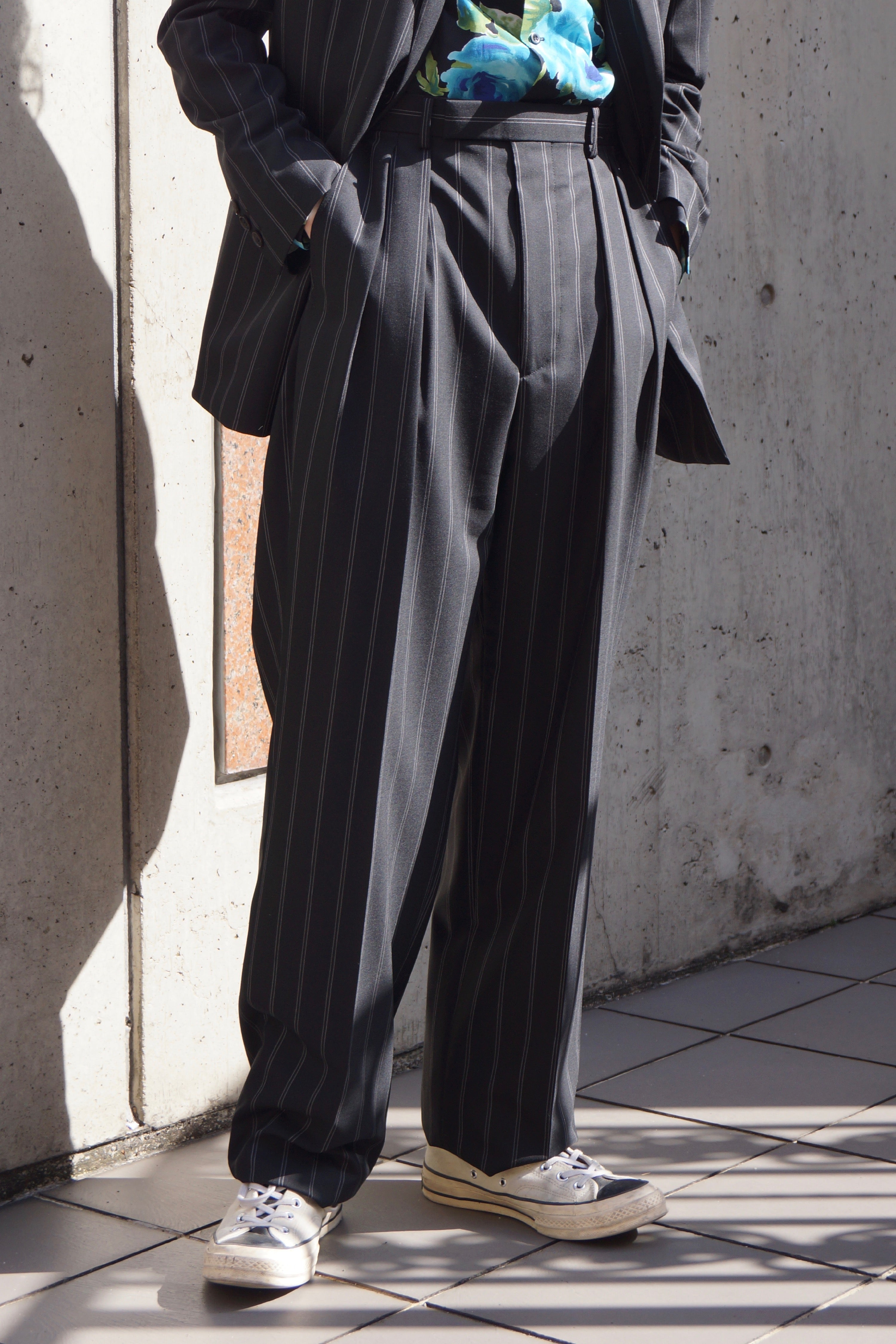 LITTLEBIG(リトルビッグ)の22ss Tucked Tapered Trousers Pink