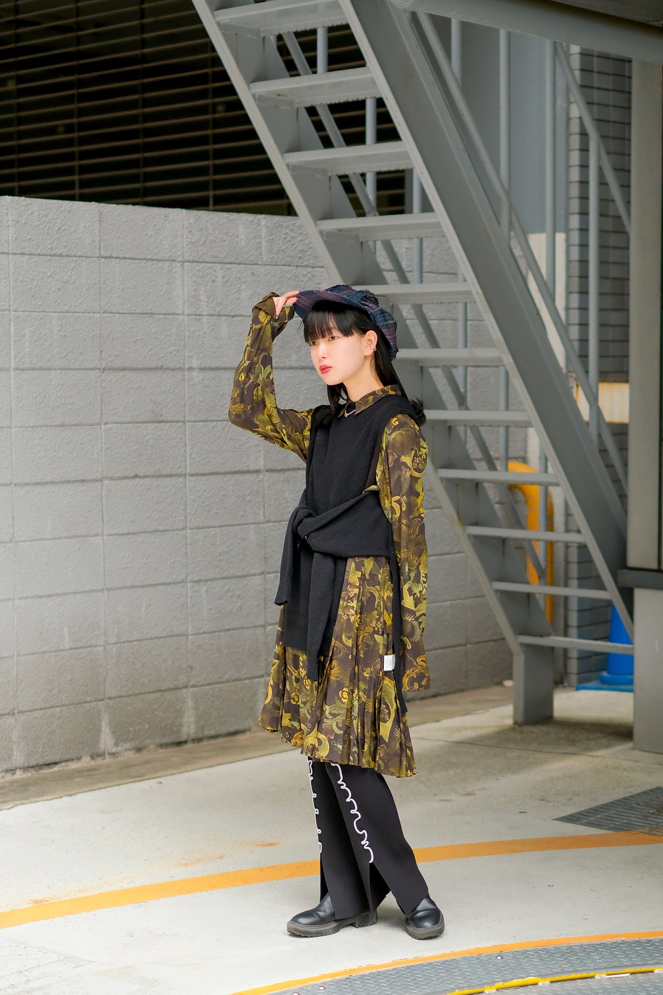 MASU(エムエーエスユー)のGRANNY LONG SHIRTS WET BLACKの通販｜PALETTE art aliveのオンラインショップ  – PALETTE art alive ONLINE STORE