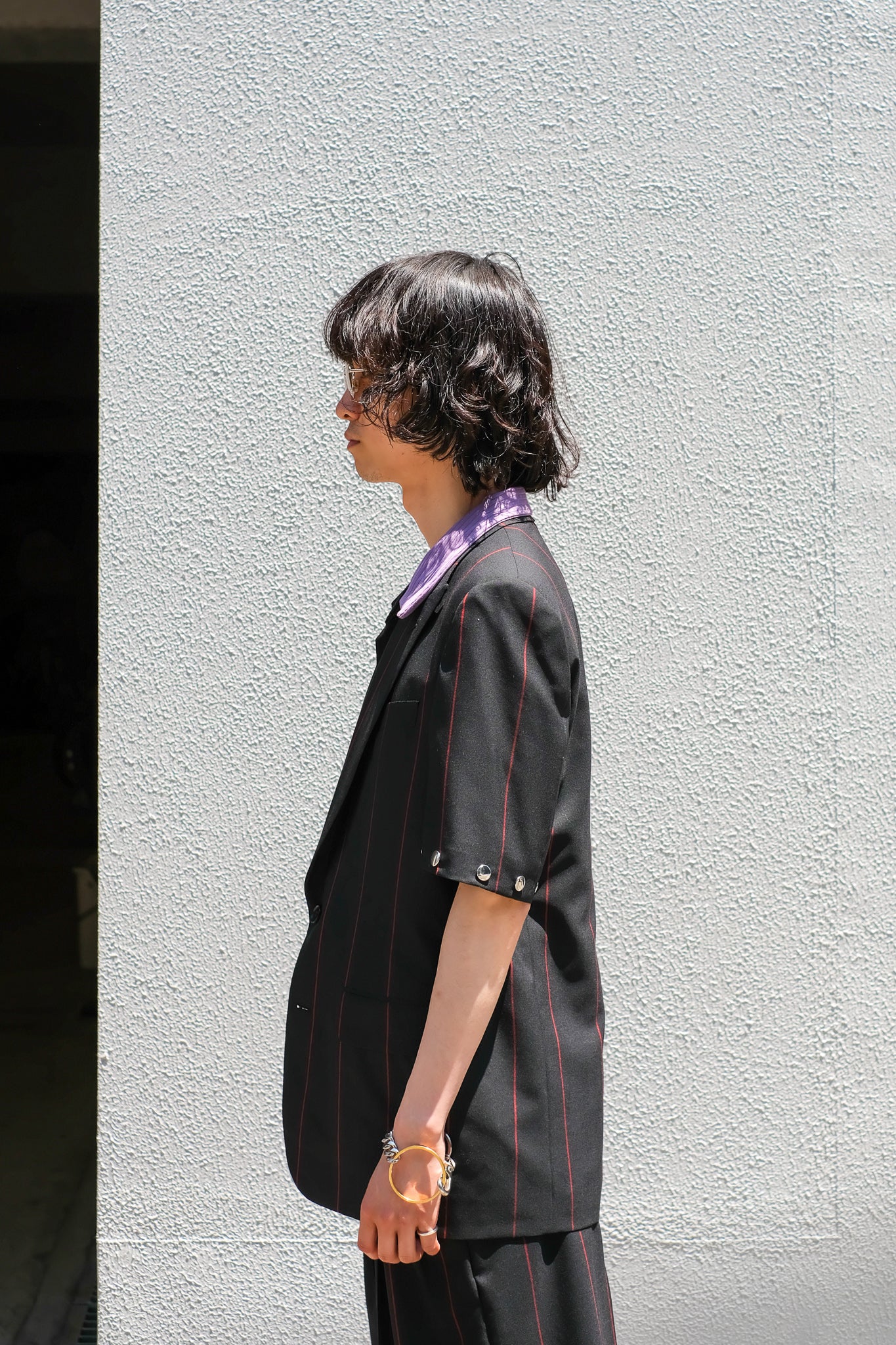 LITTLEBIG(リトルビッグ)のRemovable Stripe Single Jacket